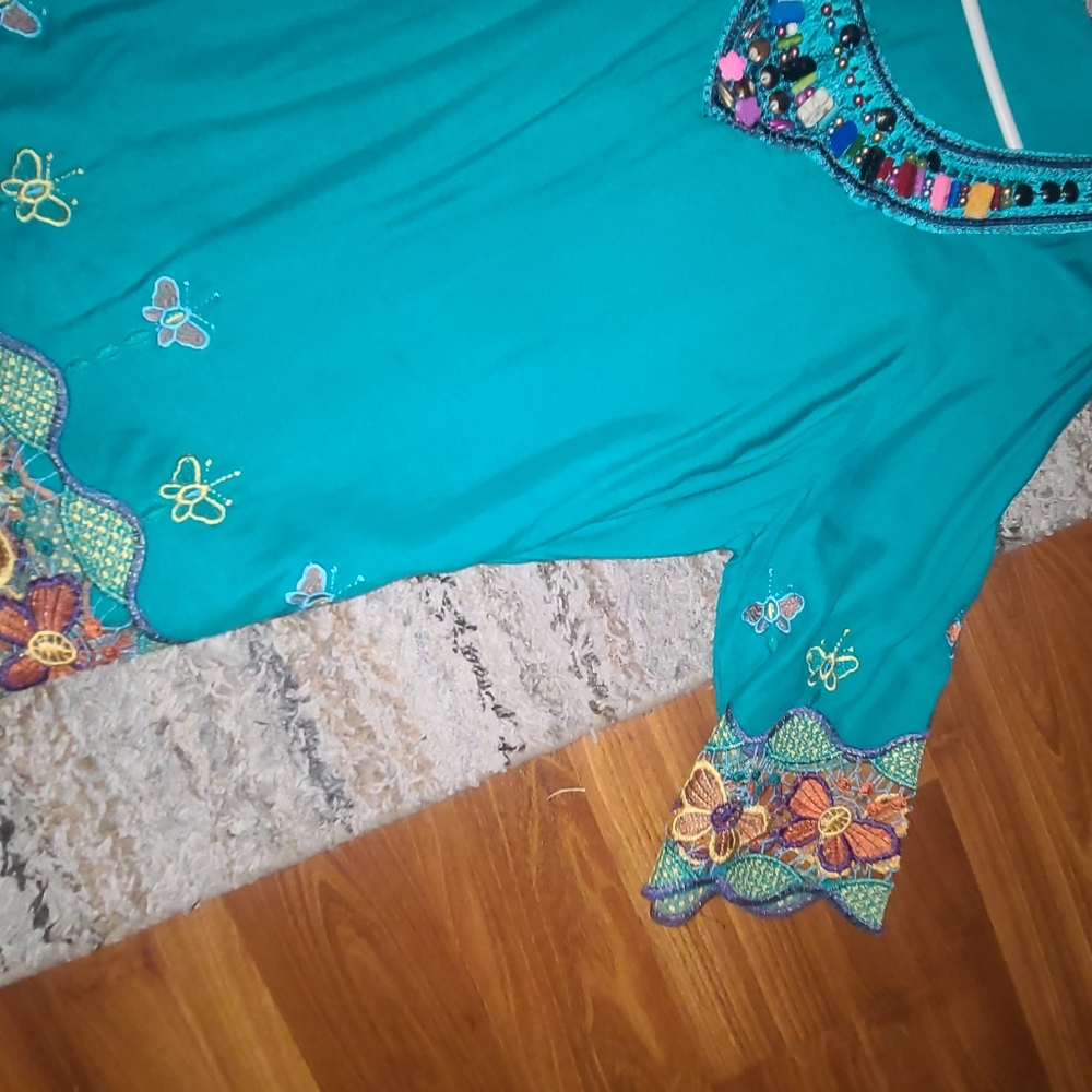 Large handmade blouse